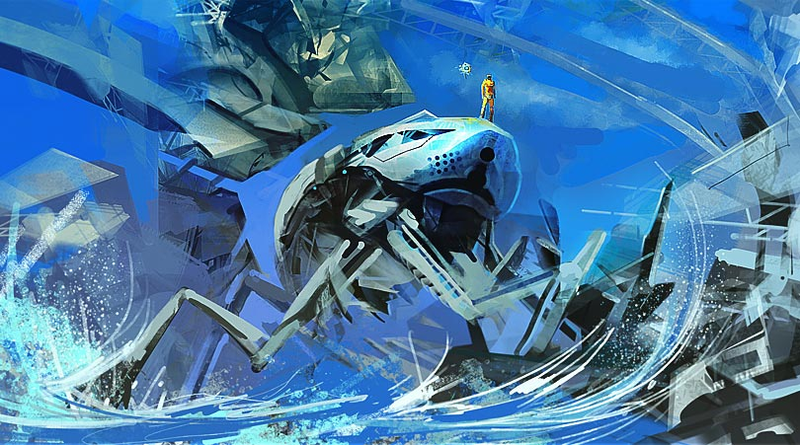 Illustration for article titled Spaceship Vs. Pirate Galleons, For The Ultimate Booty